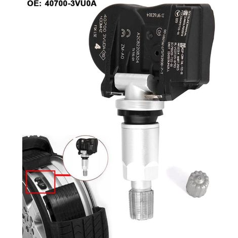 Zoternen – Capteur TPMS 407003VU0A – Compatible Nissan/Renault – Matériau ABS durable – Installation facile – Haute précision (1/5)