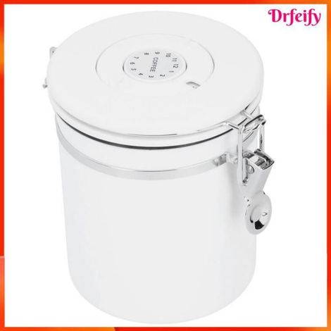 Boîte à café - - M 25,5 cm - Valve unidirectionnelle - Anneau inox renforcé - Affichage date (1/5)