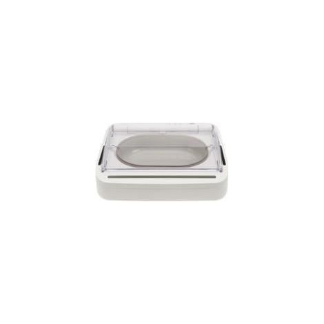 Distributeur de croquettes automatique pour chat – Anti-odeur avec couvercle hermétique – Détection de mouvement – Blanc – Sureflap (1/5)
