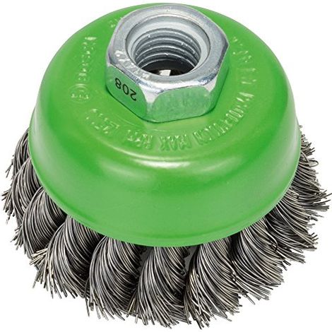 Bosch Accessories Spazzola a tazza, inossidabile - filo intrecciato - 65 mm, 0,35 mm, M14 2608622104 1 pz. (1/3)