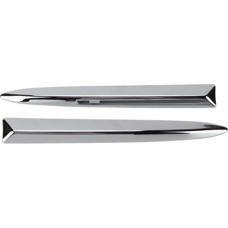 Modanatura cromata superiore paraurti anteriore 735455041 di ricambio per FIAT 500 2007-2015 (1/4)