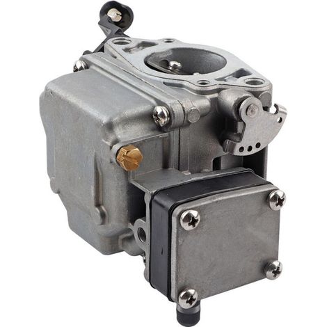 GARRYFIZH 63V-14301-00, Carburateur hors-bord antirouille, performant et robuste, parfaitement adapté aux moteurs marins 2 temps de 9,9 et 15 ch (1/4)