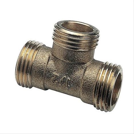 Té laiton à visser M/M/M1''1/4