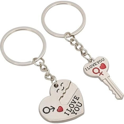Porte-clés Amour - Cadeau de Saint-Valentin pour lui ou elle - Porte-clés romantique (1/5)