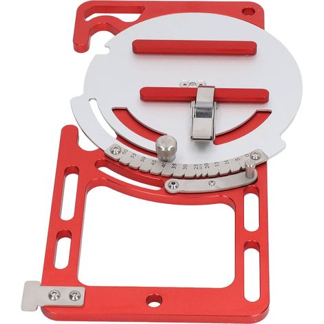 Rail de guidage carré en métal réglable pour scie circulaire électrique, idéal pour le travail du bois. (1/5)