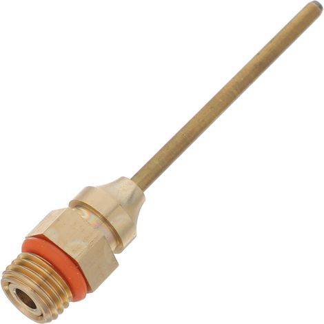 Boquilla fina extendida JSSEVN para pistola de pegamento caliente, de cobre, fácil de mantener y de rápida sustitución, para modelismo y montaje estructural. (1/5)