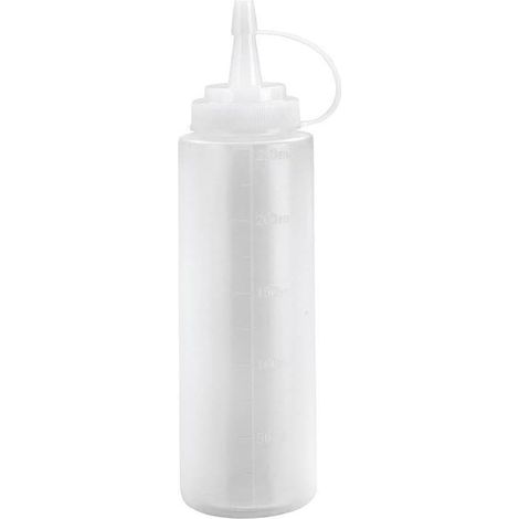 Flacon Verseur Souple Plastique Blanc 240ml
