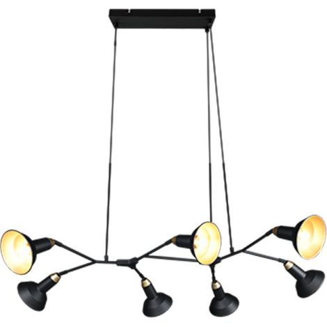 Suspensions Roxie 7x10W E14 Noir Mat (1/5)