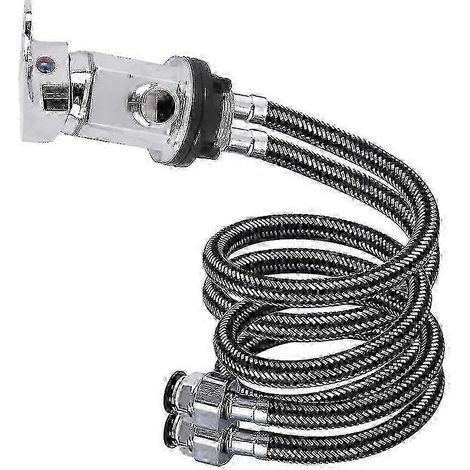 Mitigeur de douche chromé pour caravane, camping-car et fourgon aménagé, sortie 1/2", raccord rapide 1500 mm pour Tails SZRH AJ (1/5)