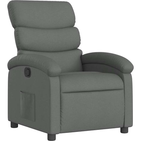 Maison Exclusive - Relaxsessel Dunkelgrau Stoff