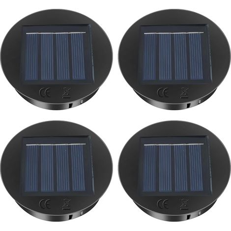 CNMTCCO Ersatzteile für Solarlampen, 4er-Pack, 8 cm/3,1 Zoll, 1,2 V 600 mAh, IP44 wasserdichtes LED-Solarpanel für Hängelaternen, Gartendekoration, Terrasse, Tisch (1/5)