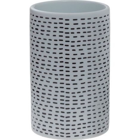 Gobelet Porcelaine INES Noir & Blanc Spirella (1/3)