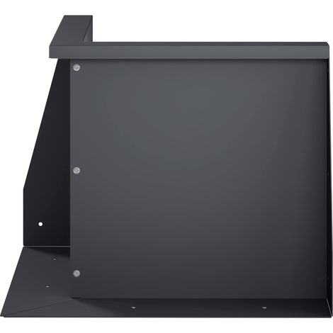 vidaXL Muro de Contención 2 uds. 50 x 50 x 50 cm Acero Gris antracita (1/2)