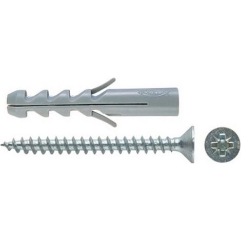 TASSELLO CON VITE ACCIAIO SV FISCHER 8 (Pz.50)
