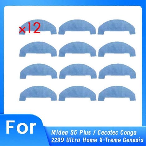 12 Rag pour Midea S5 Plus / Cecotec Conga 2299 Ultra Home X – Treme Genesis Robot Aspirateur (1/5)