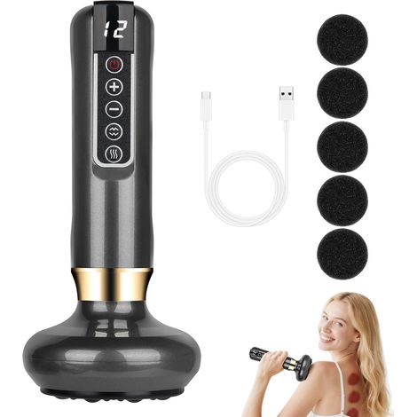 Masseur À Ventouses Pour Cellulite, Masseur De Graisse Corporelle Portable Réglable, Ventouses De Massage Contre La Cellulit, MasseurDe Cellulite Pour (1/5)