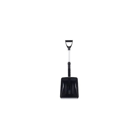 Pelle à neige télescopique en aluminium - Pelle à neige avec manche télescopique, chasse-neige portable (1/5)