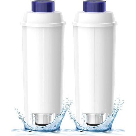 Filtres à Eau pour Machine à Café Delonghi Magnifica s, Filtre Delonghi Dinamica et Les Séries ECAM/ETAM/ESAM/BCO, Cartouche Filtrante DLSC002, Filtre Adoucir l'eau (2 Pièces) (1/5)