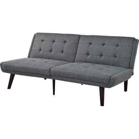Canapé 3-en-1 multifonctionnel canapé-lit Linen Gris 146 cm ZIPSOFA Canapé Canapé Canapé (1/5)