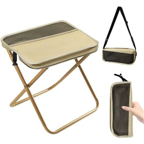 Pair tabouret pliant portable –Léger, robuste et facile à ranger –Convient pour une utilisation intérieure et extérieure (1/5)