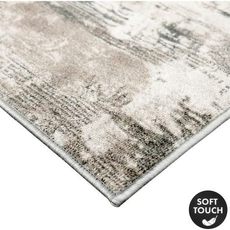Tapis de couloir 80 x 450 cm Ravena, Sable - Style élégant