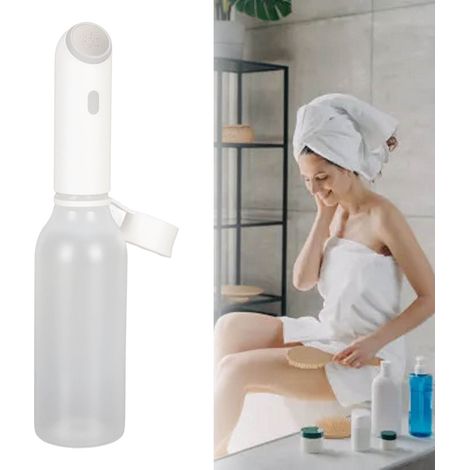 Ducha de mano eléctrica portátil, recargable por USB, fabricada en plástico ABS con depósito de agua para el cuidado posparto y la higiene íntima. (1/5)