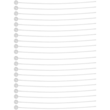20 pièces Fils de Nettoyage pour Aides Auditives Transparents Réutilisables, Élimination des Impuretés, Amplificateur Sonore, 38mm (1/5)