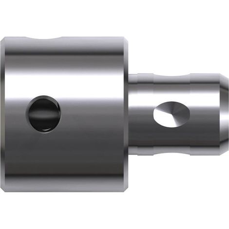 Adattatore con supporto Quick-In per carotatrici con attacco Weldon da 19 mm (3/4") con 1 asta di espulsione