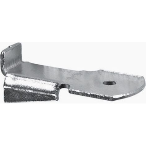 CIME Lot De 8 Taquets Pour Crémaillère, Acier Gris (1/3)