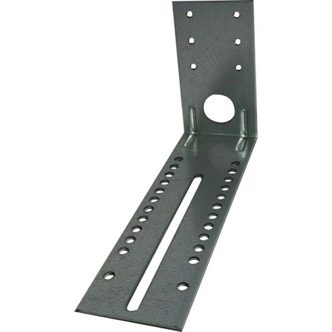 Zurfluh Feller – Équerre galvanisée 20,8cm – Acier 2,5mm – Pour montage côté manœuvre – Usage professionnel (1/2)