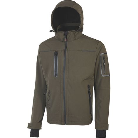 Giacca Softshell Space Colore Verde Misura XXL U Power (1/5)