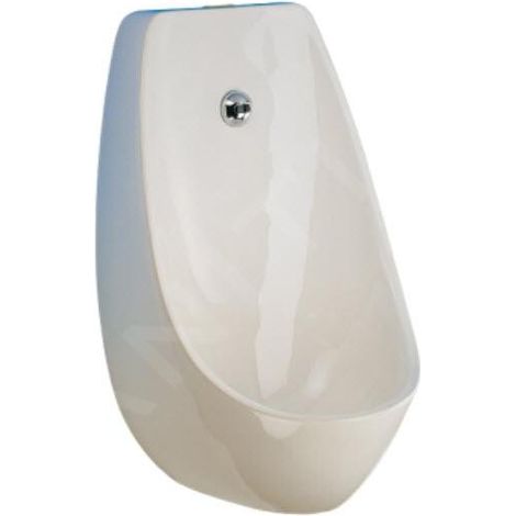 Sanela - Urinoir Domino avec chasse d’eau infrarouge et électronique ALS, alimentation 24V CC, blanc SLP 17 (1/3)