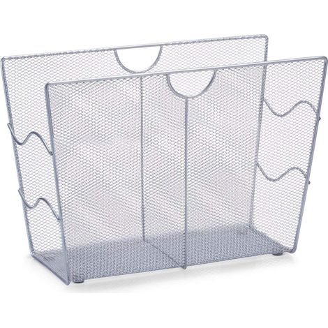Zeller 17718 Portariviste, Metallo, Argento, 39x17.5x27 cm (1/2)