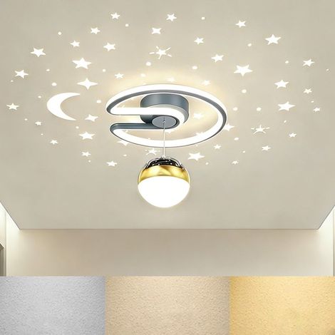Moderne LED-Deckenleuchte für die Innenbeleuchtung, 3000K–6000K, Spotlampe, Ø 24 cm, ideal für Schlafzimmer, Esszimmer, Balkone, Pendelleuchte (1/5)