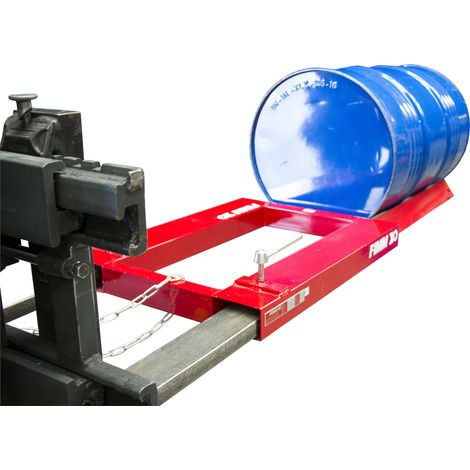 Manuvit Fixe Vorrichtung für Gabelstapler für das Handling von Metall-und Kunststofffässer (1/2)