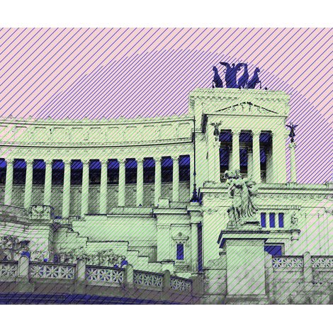 Papier peint panoramique urban Rome (1/5)