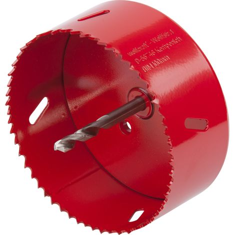 Wolfcraft Lochsäge Ø 100 mm, Bi-Metall, inkl. Schaft & Bohrer