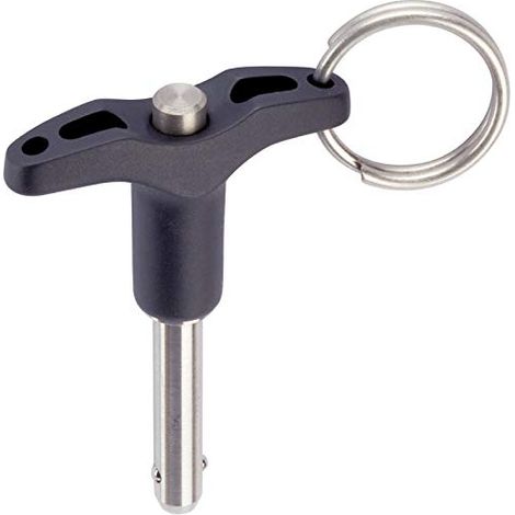 Boulon de verrouillage à bille avec poignée en T, facile à utiliser, conforme à la norme NASM / MS17985 Diamètre nominal = 5/16" / Longueur de serrage = 7" 4211.C70