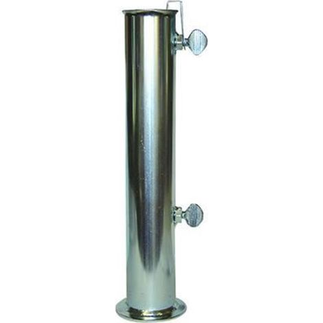 TUBO IN FERRO ZINCATO - ø mm.55 PER BASE OMBRELLONE IN CEMENTO FER 314411