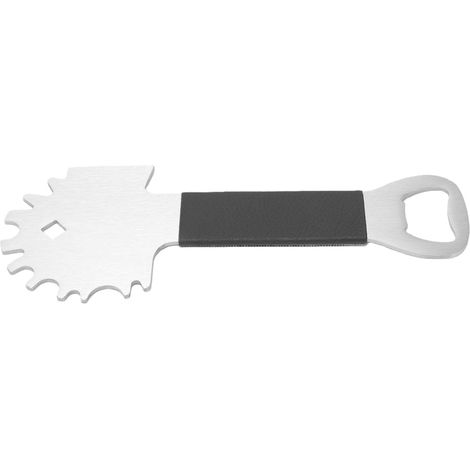 Grattoir pour Barbecue, ouvre-Bouteille de bière, Nettoyeur de Gril en Acier Inoxydable, Gadgets de Nettoyage pour Parcs campings (1/5)