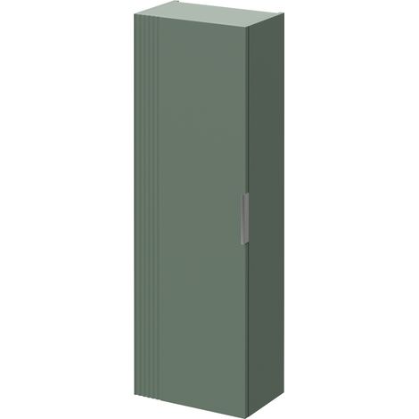 Wholesale Domestic Avant Satin Green 400mm x 1200mm Wall Mounted Single Door Storage Unit