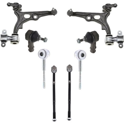 KIT BRACCIO OSCILLANTE 8 PEZZI COMPATIBILE CON PEUGEOT EXPERT Furgone (222) 2.0 HDI / Kit Sospensione Completo OE/OEM / Bracci Oscillanti + Testine Sterzo / Sostituzione Diretta OEM