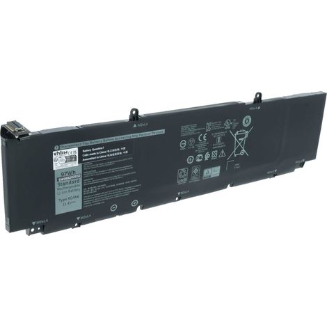 vhbw Akku kompatibel mit Dell Precision 5750 XK9NF, 5750 W2DMX Notebook (8000 mAh, 11,4 V, Li-Polymer) (1/5)