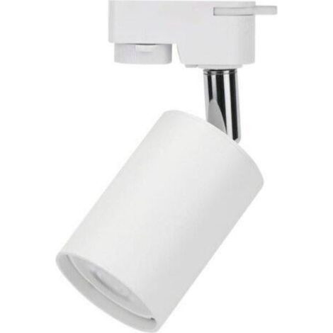 Spot LED sur rail Triphasé pour Ampoule GU10 - Blanc - SILUMEN (1/5)
