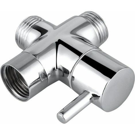 royaluxe -3 Voies Soupape,Douchette Composants de Douche Raccord Universels (1/4)