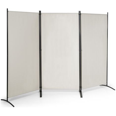 Folding Room Divider 3 Panel Wall Privacy Screen Protector (1/3)