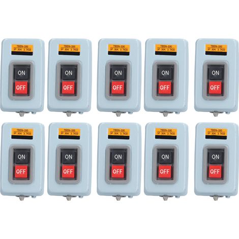 TBSN-330 380V 30A Drehstrom-Drucktaster für Motorstart, Verteilerkasten (1/5)