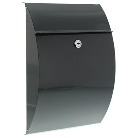 Capri 813 ANT Sheet steel letterbox, anthracite, (W x H x D) 215 x 304 x 80 mm (1/5)