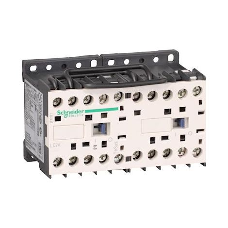 TeSys LC2K - contacteur inverseur - 3P - AC-3 440V - 9A - bobine 24Vca - LC2K0910B7 (1/5)