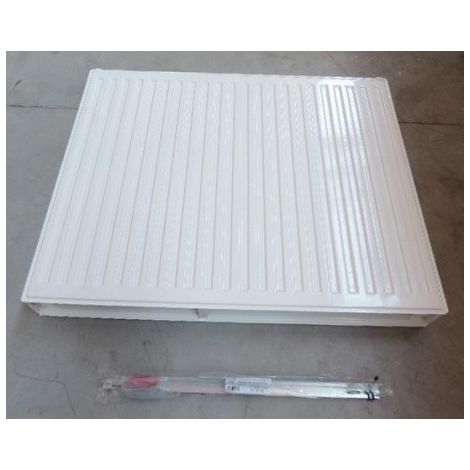 Finimetal – Radiateur eau chaude acier 1885W – Hauteur 750mm – Largeur 920mm – Panneau double blanc type 22 – Raccordement latéral (1/5)